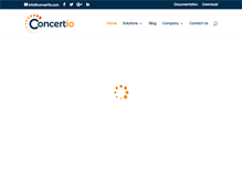 Tablet Screenshot of concertio.com